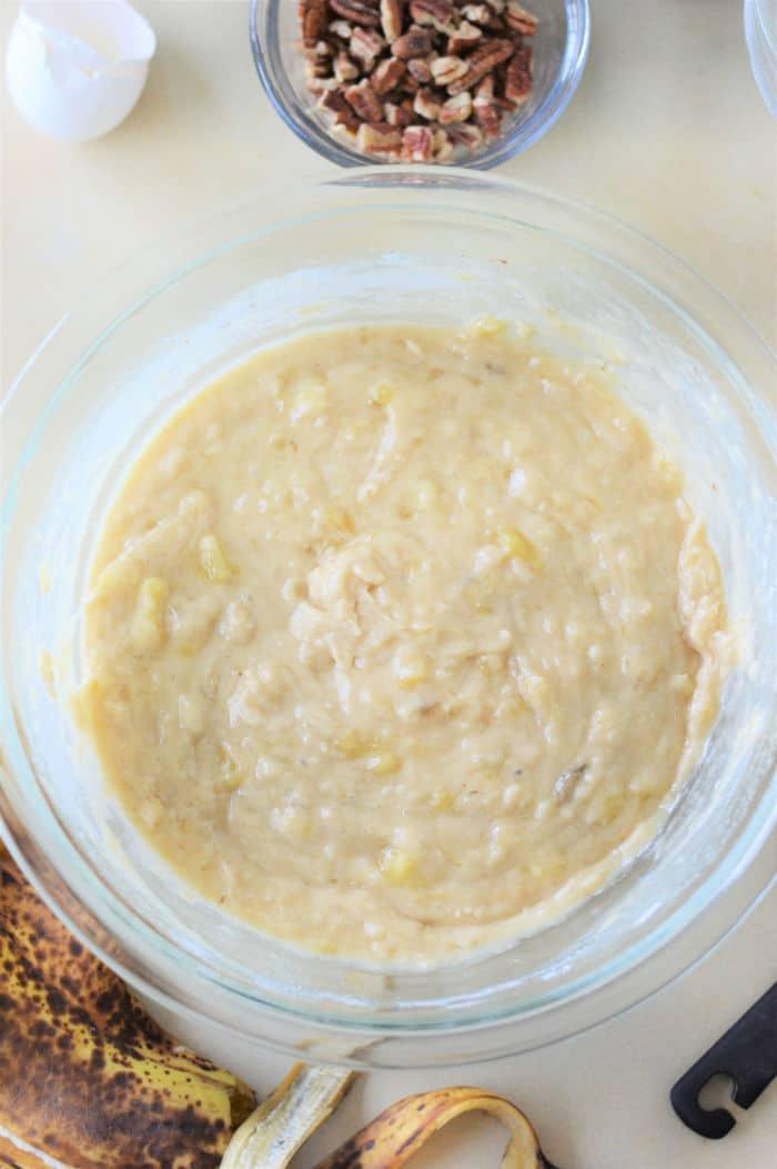 banana muffin batter