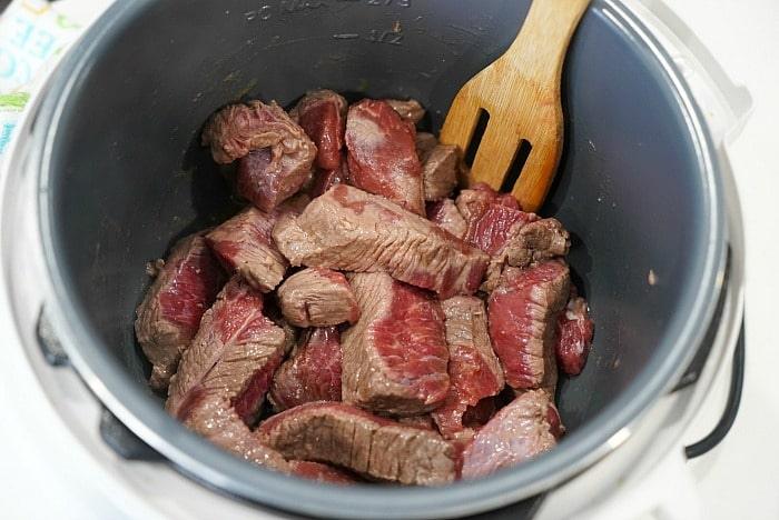 saute beef