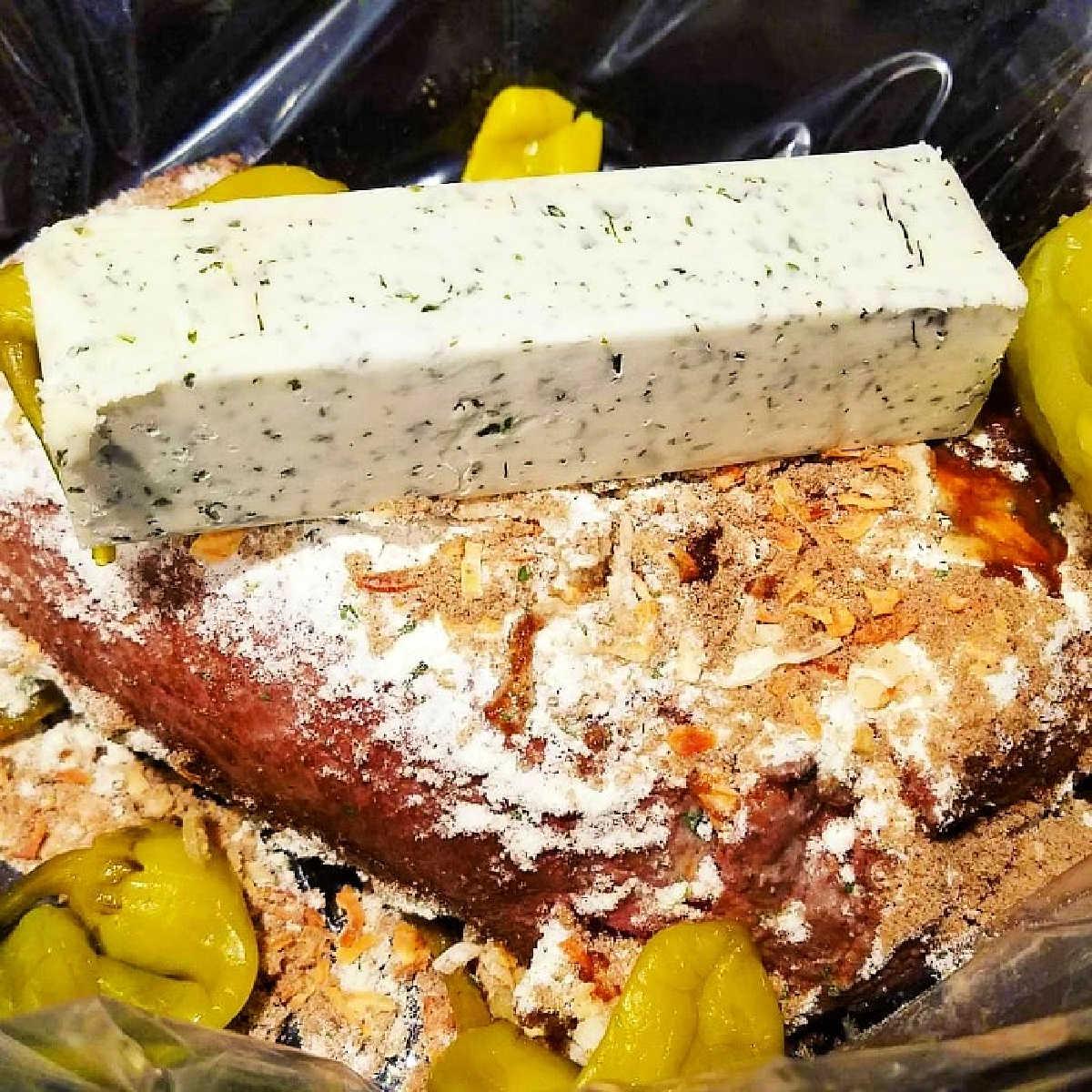 Slow Cooker Pepperoncini Roast