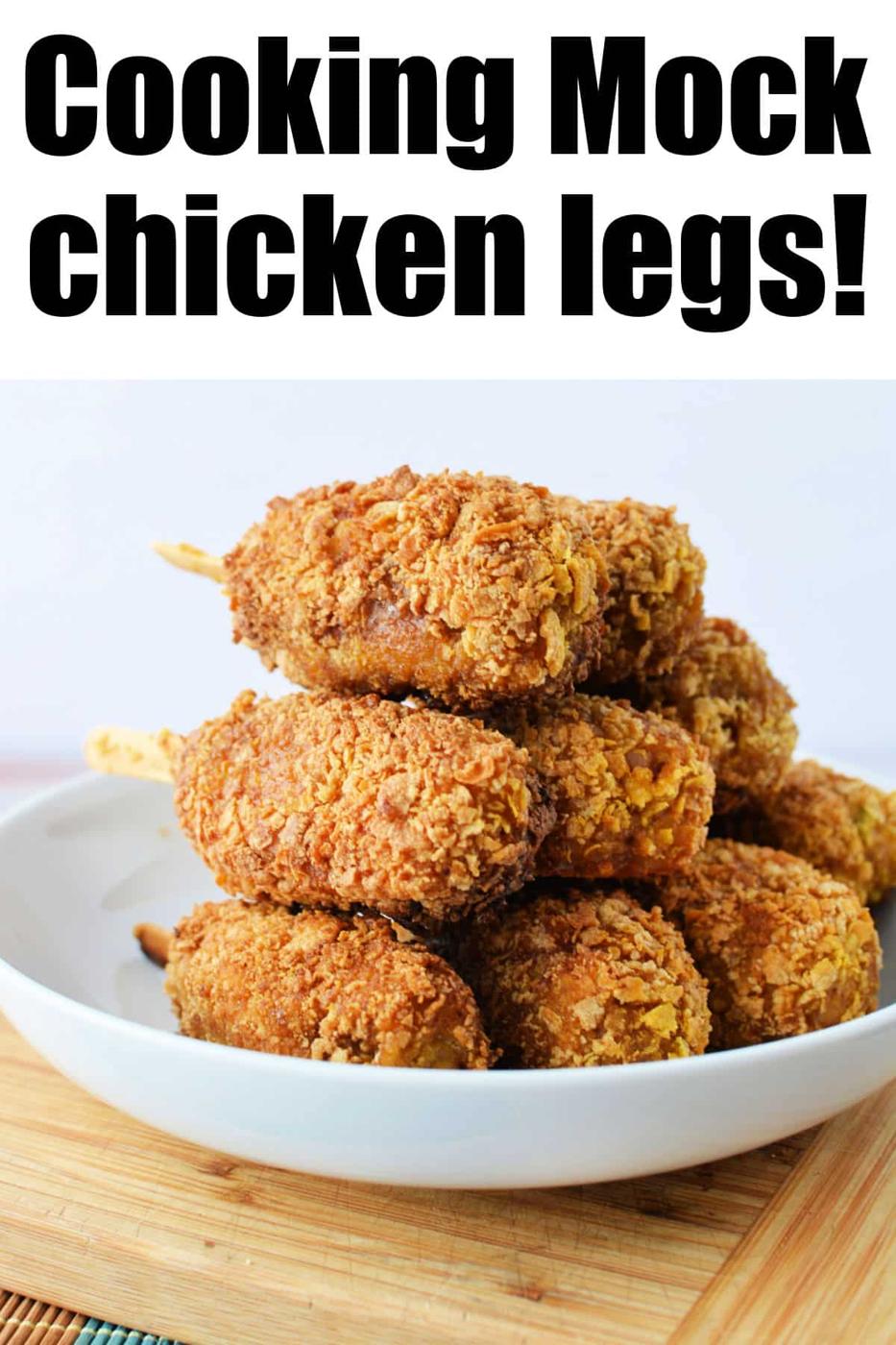 Mock Chicken Legs with Gravy