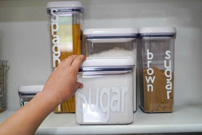 organizing the pantry
