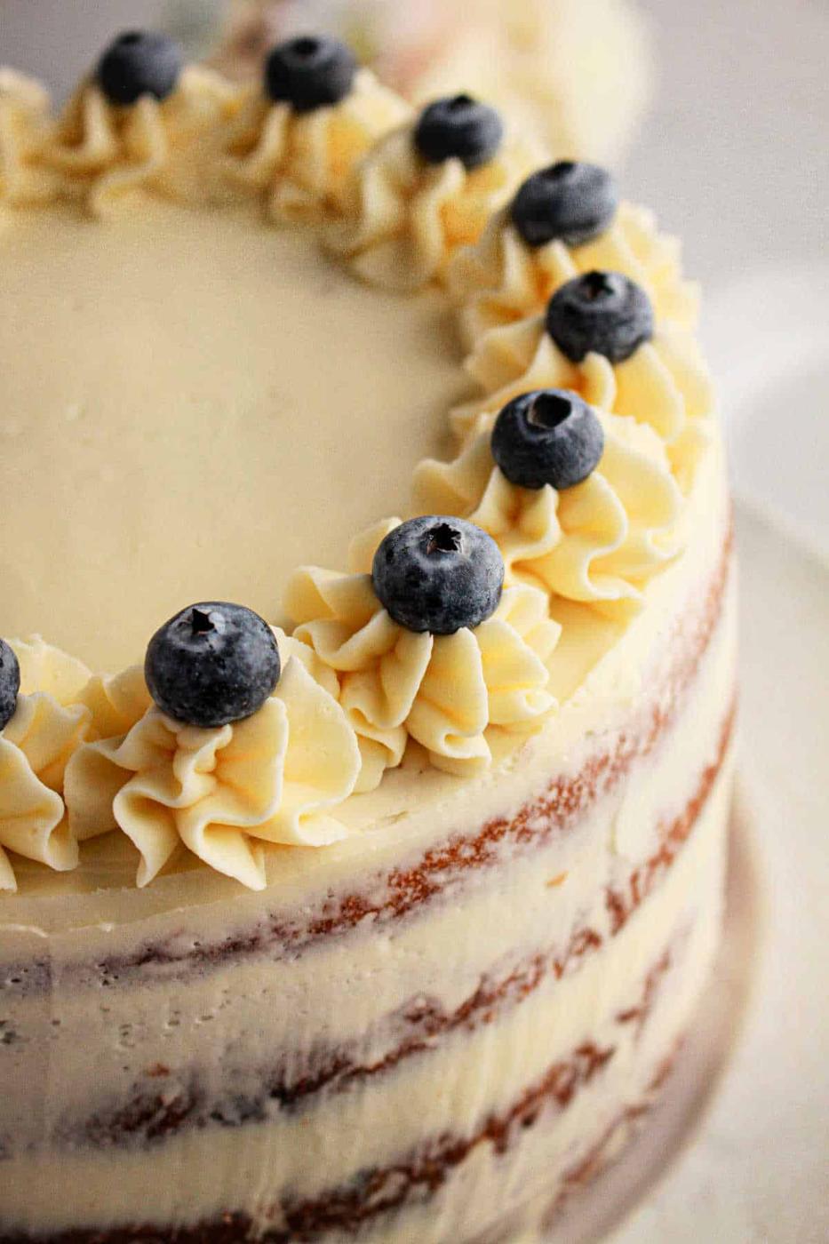 Blueberry Muffin Mix Cake