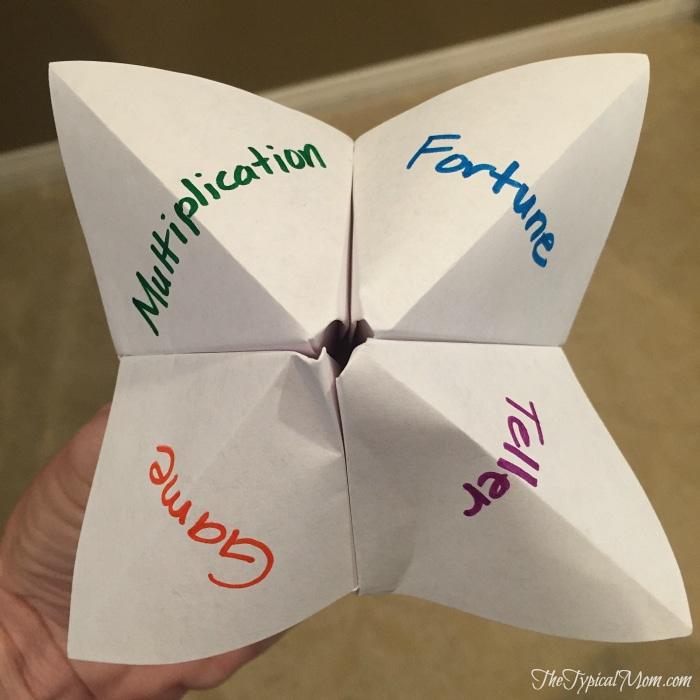 How to Make a Paper Fortune Teller