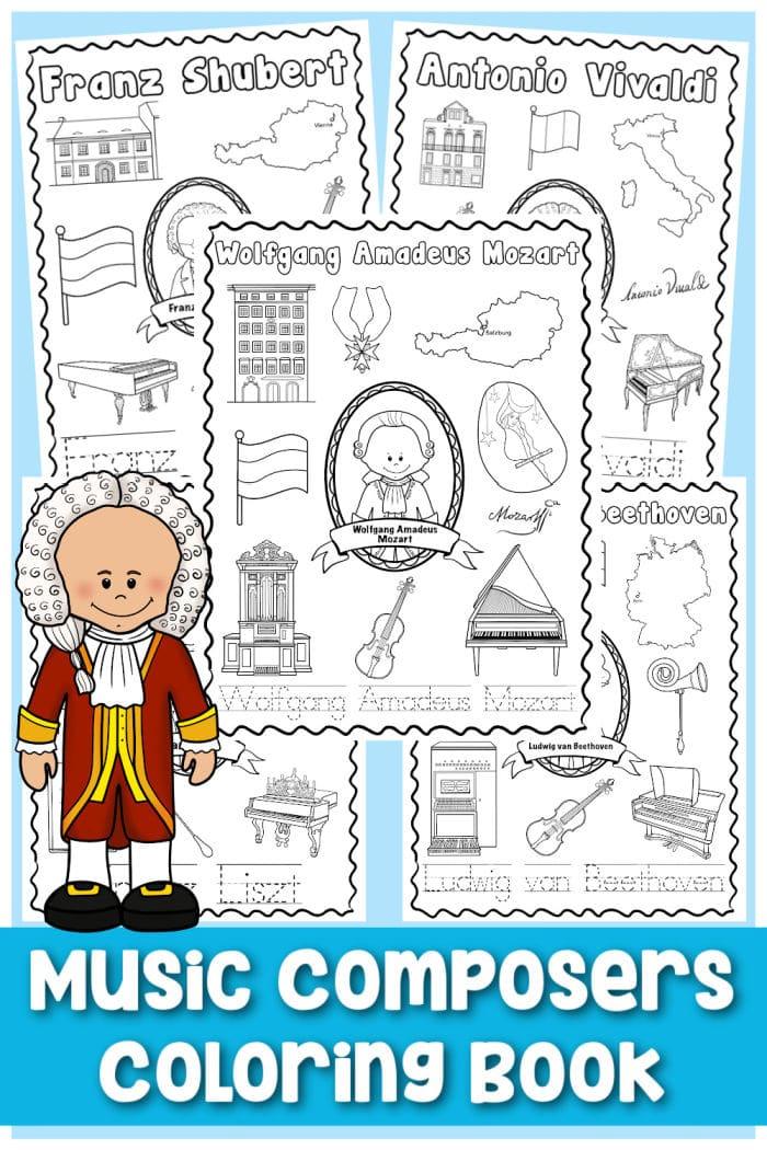 Free Music Coloring Pages Printables