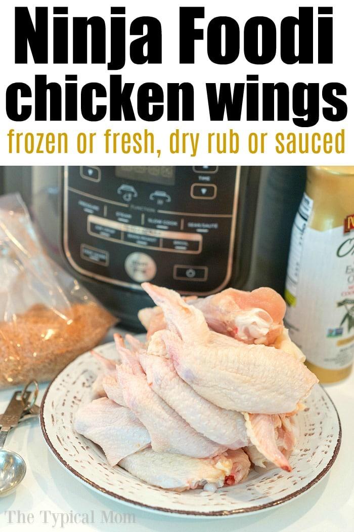 ninja foodi chicken wings