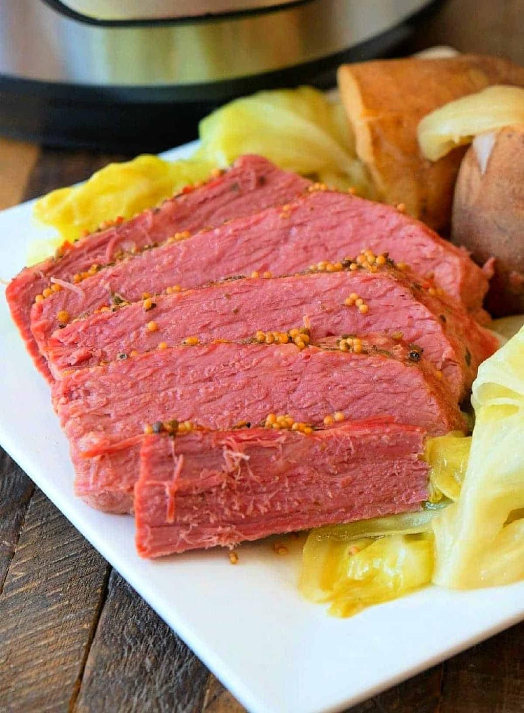 Ninja Foodi Corned Beef and Cabbage