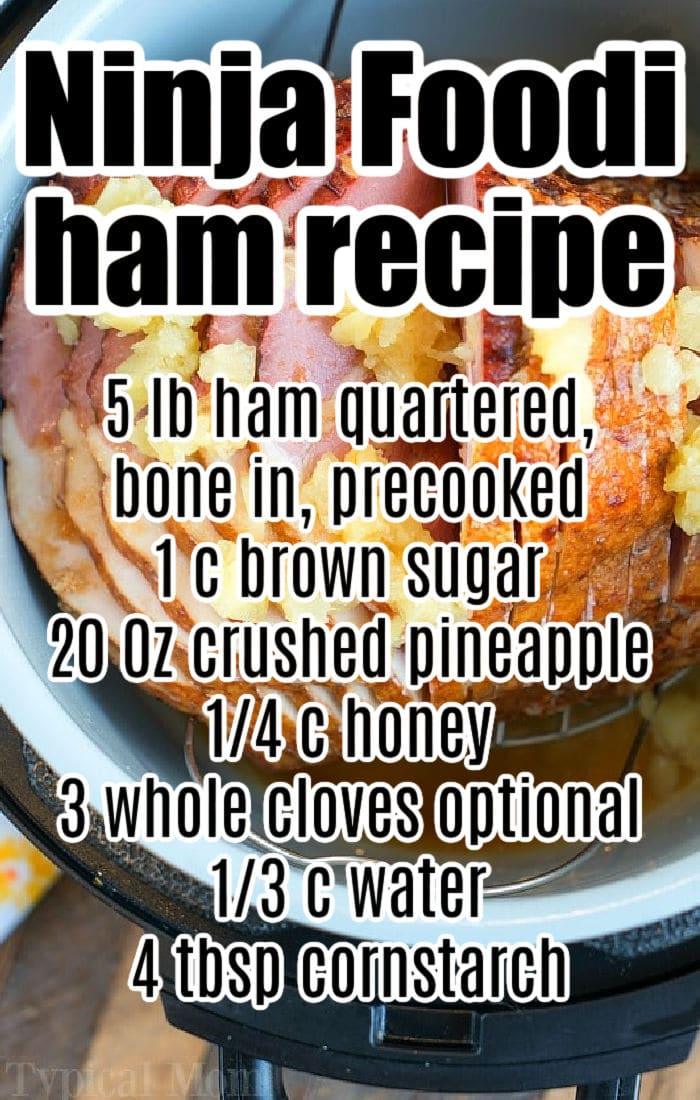 ninja foodi ham