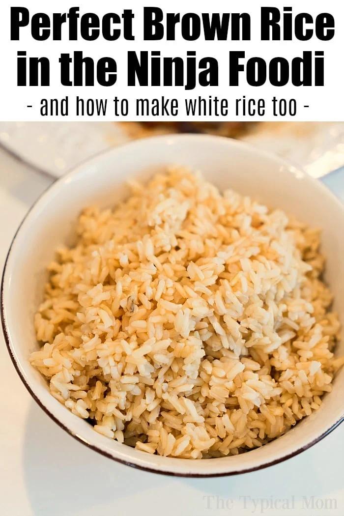 ninja foodi brown rice