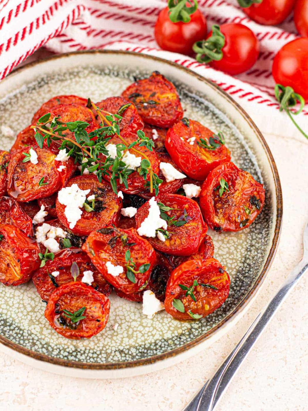 Roasted Ninja Foodi Tomatoes