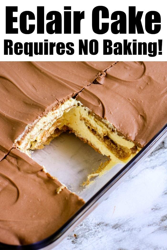 no bake eclair cake