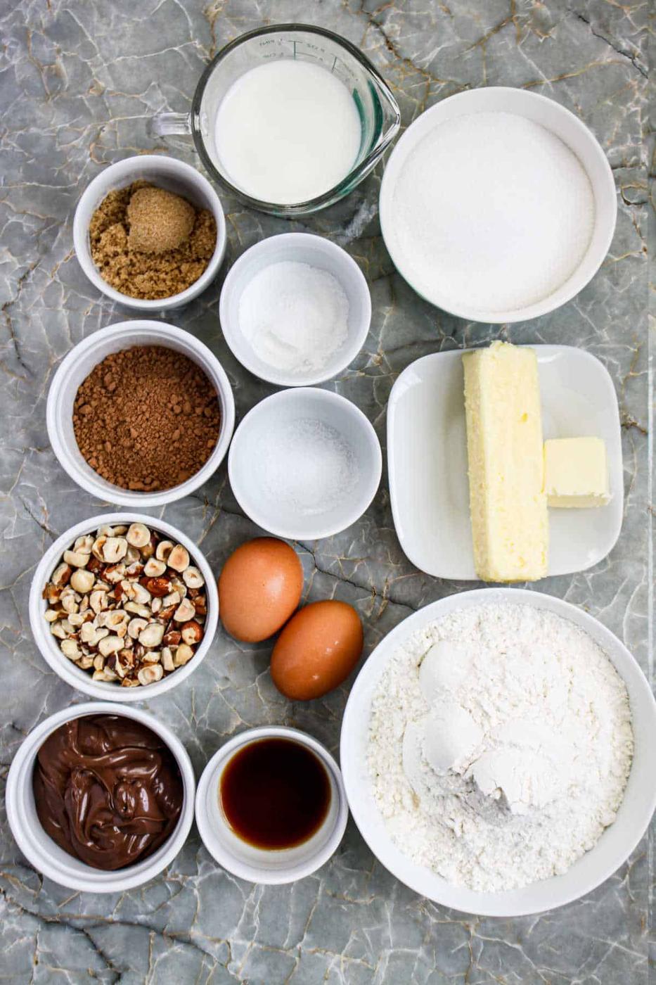 Nutella Bread Ingredients
