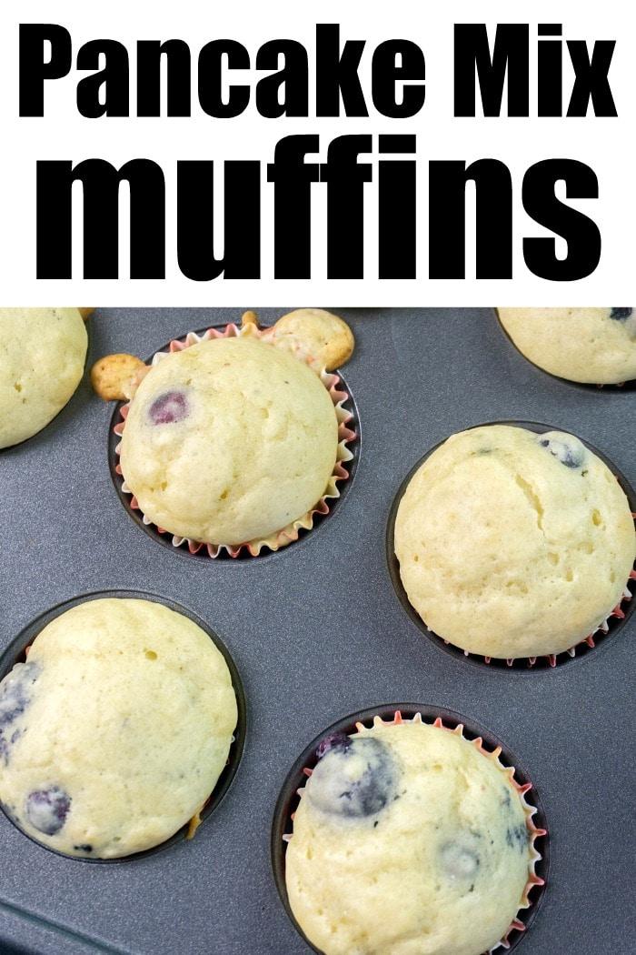 blueberry muffins with pancake mix