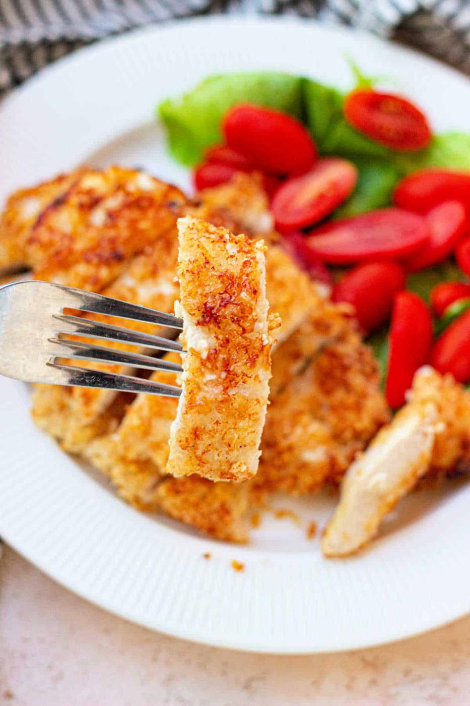 Parmesan Crusted Chicken with Mayo