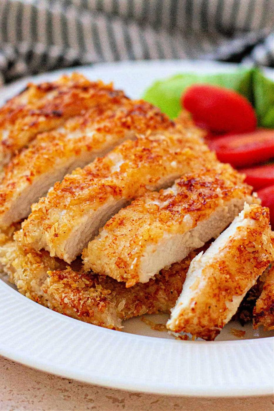 Air Fryer Parmesan Crusted Chicken
