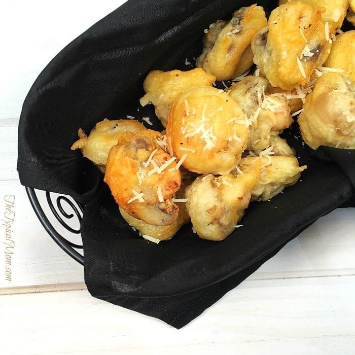 tempura portobello mushrooms