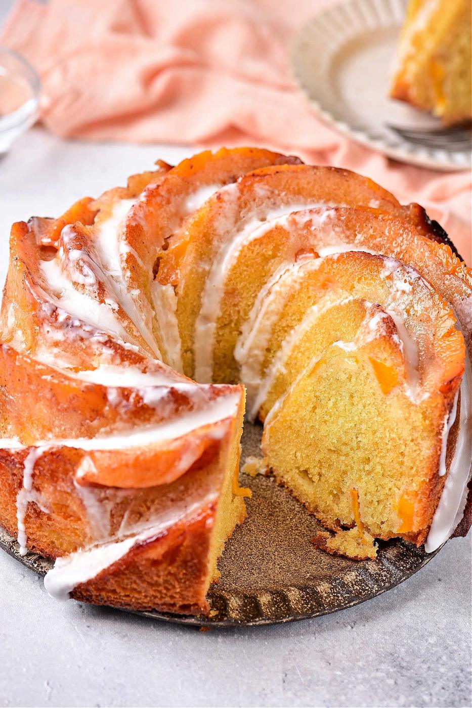 Peach Cobbler Pound Cake