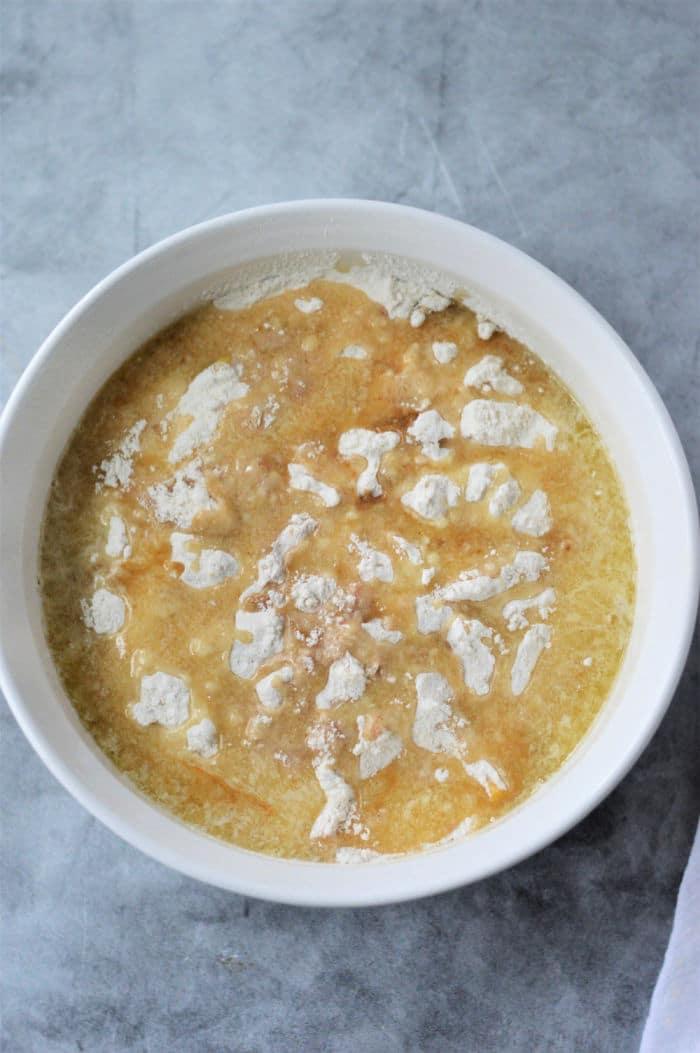 Canned Peach Cobbler with Cake Mix