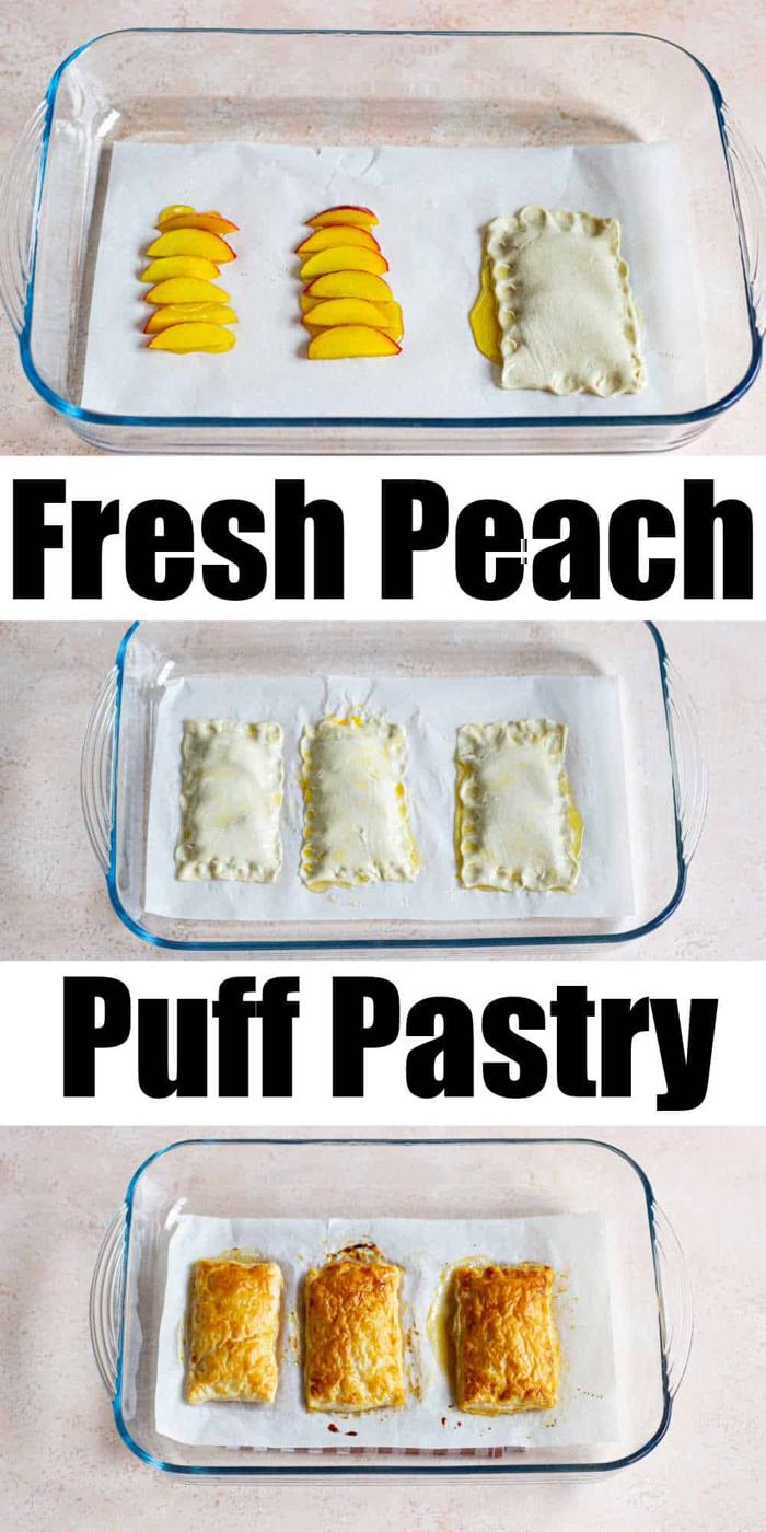 Puff Pastry Peach Tart