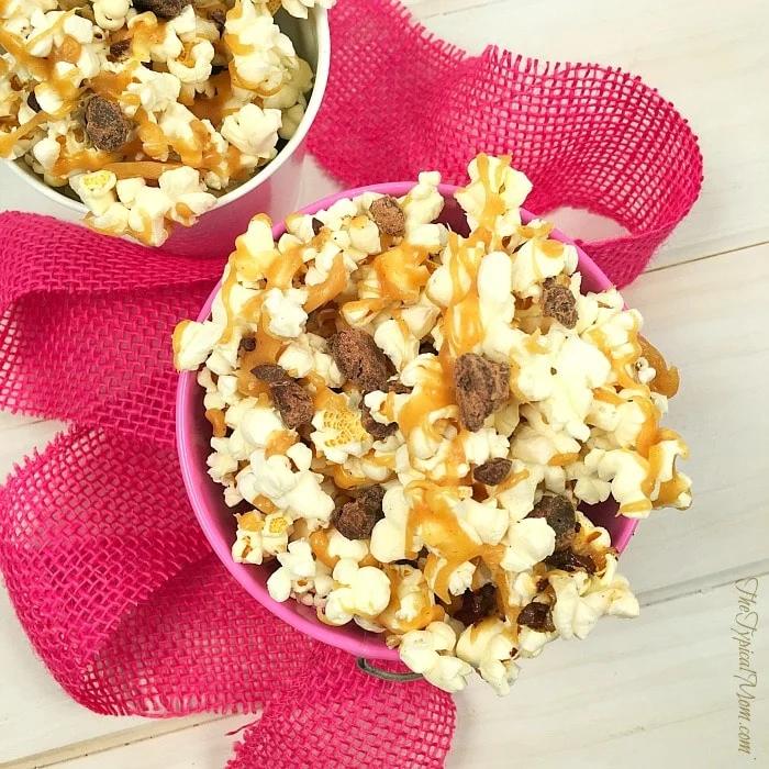 Peanut Butter Chocolate Popcorn