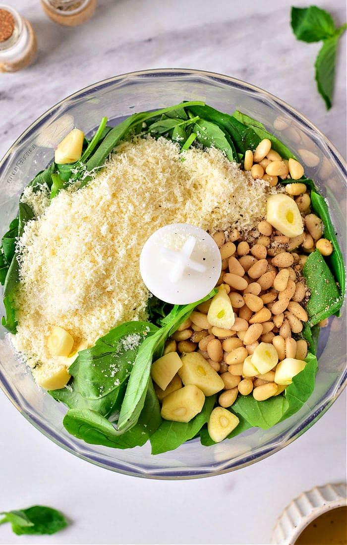 How to Make Pesto with Pine Nuts