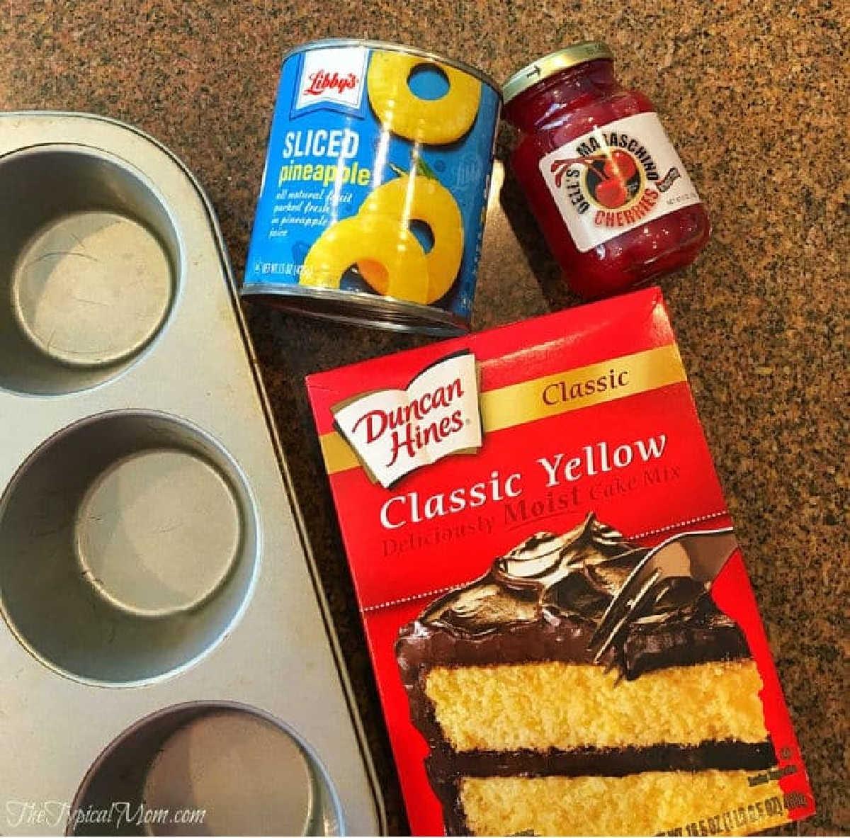 pineapple-upside-down-cupcakes