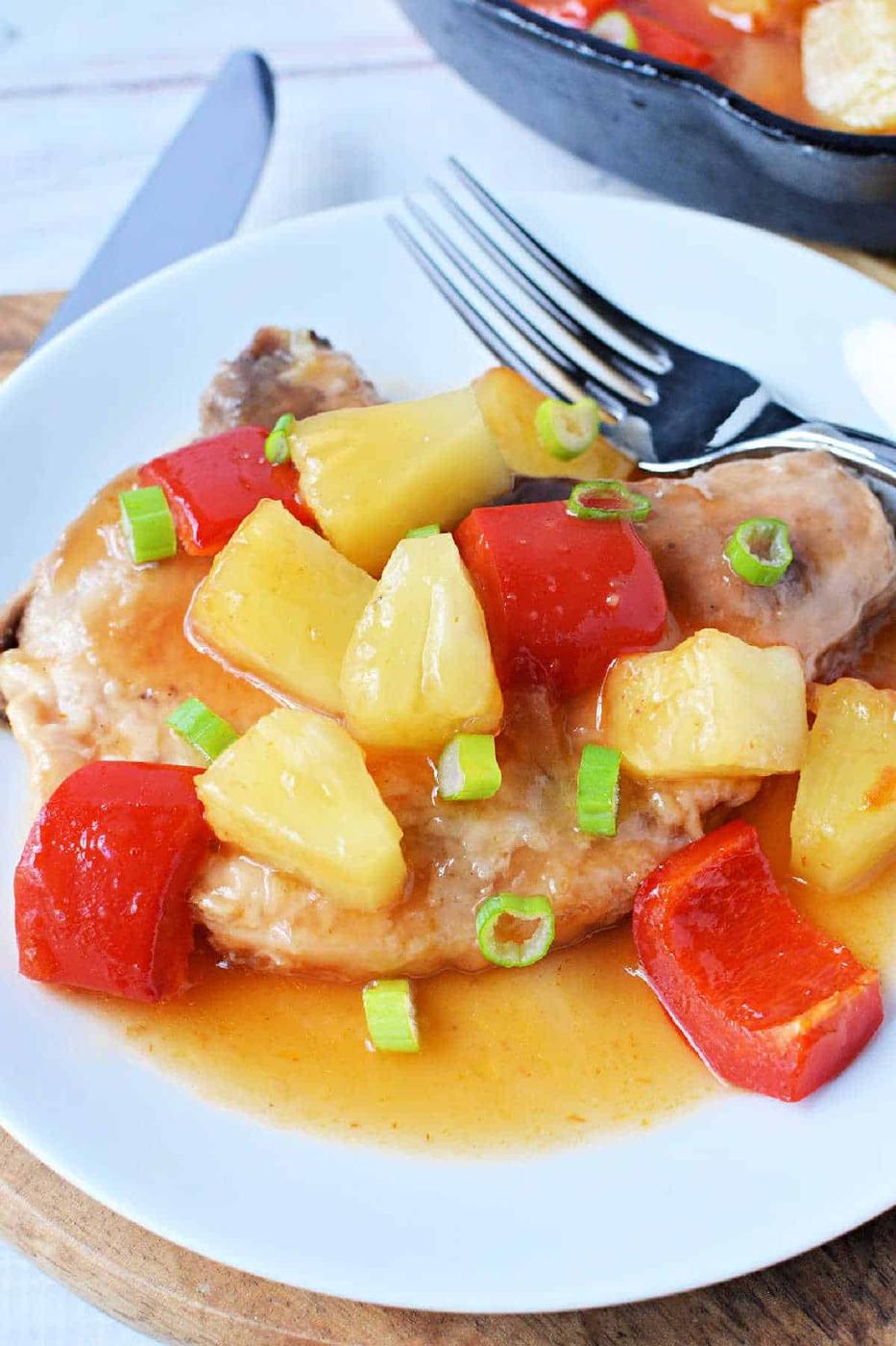 Pineapple Pork Chops (in Oven)