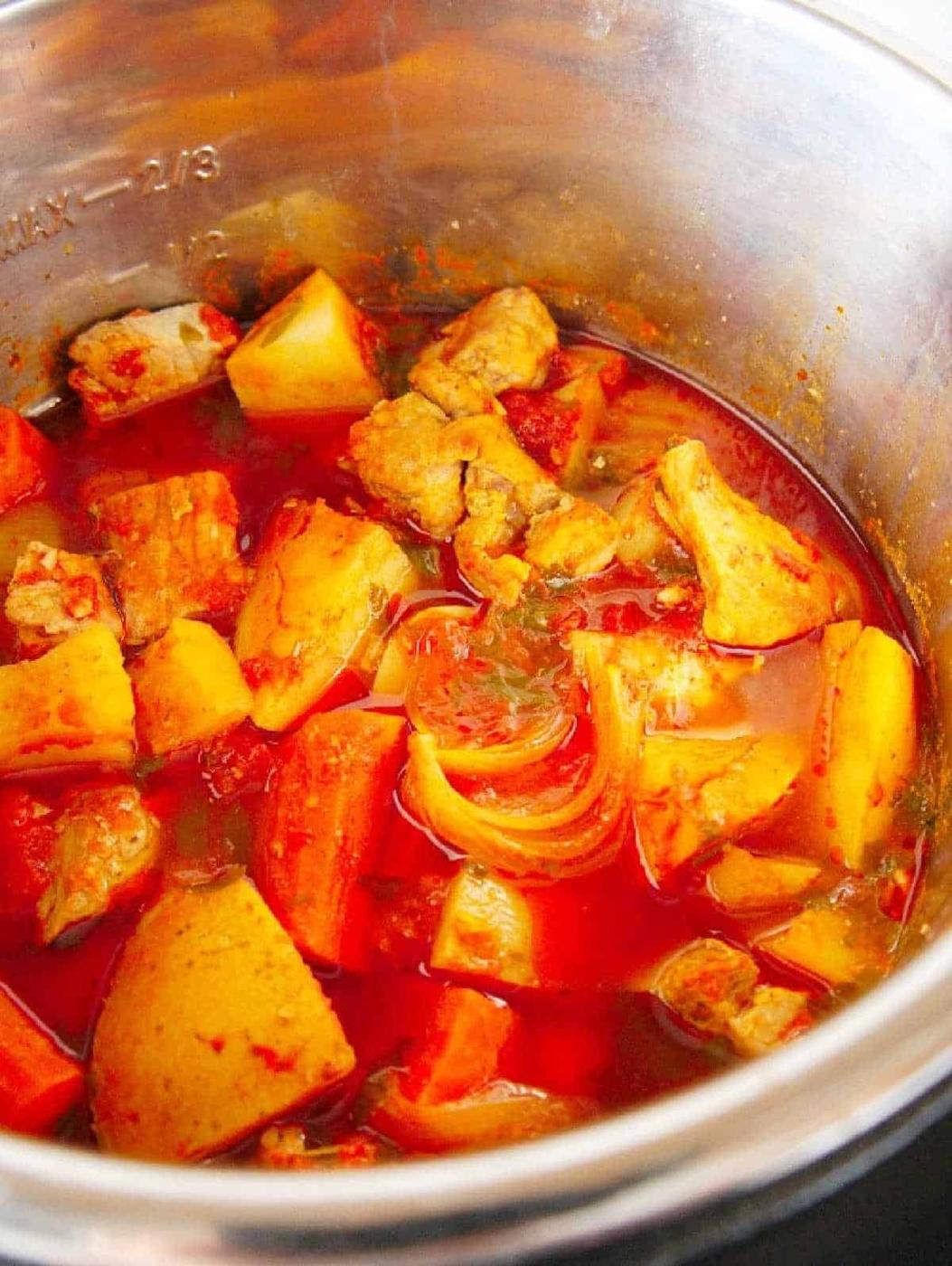 Instant Pot Pork Stew with Potatoes