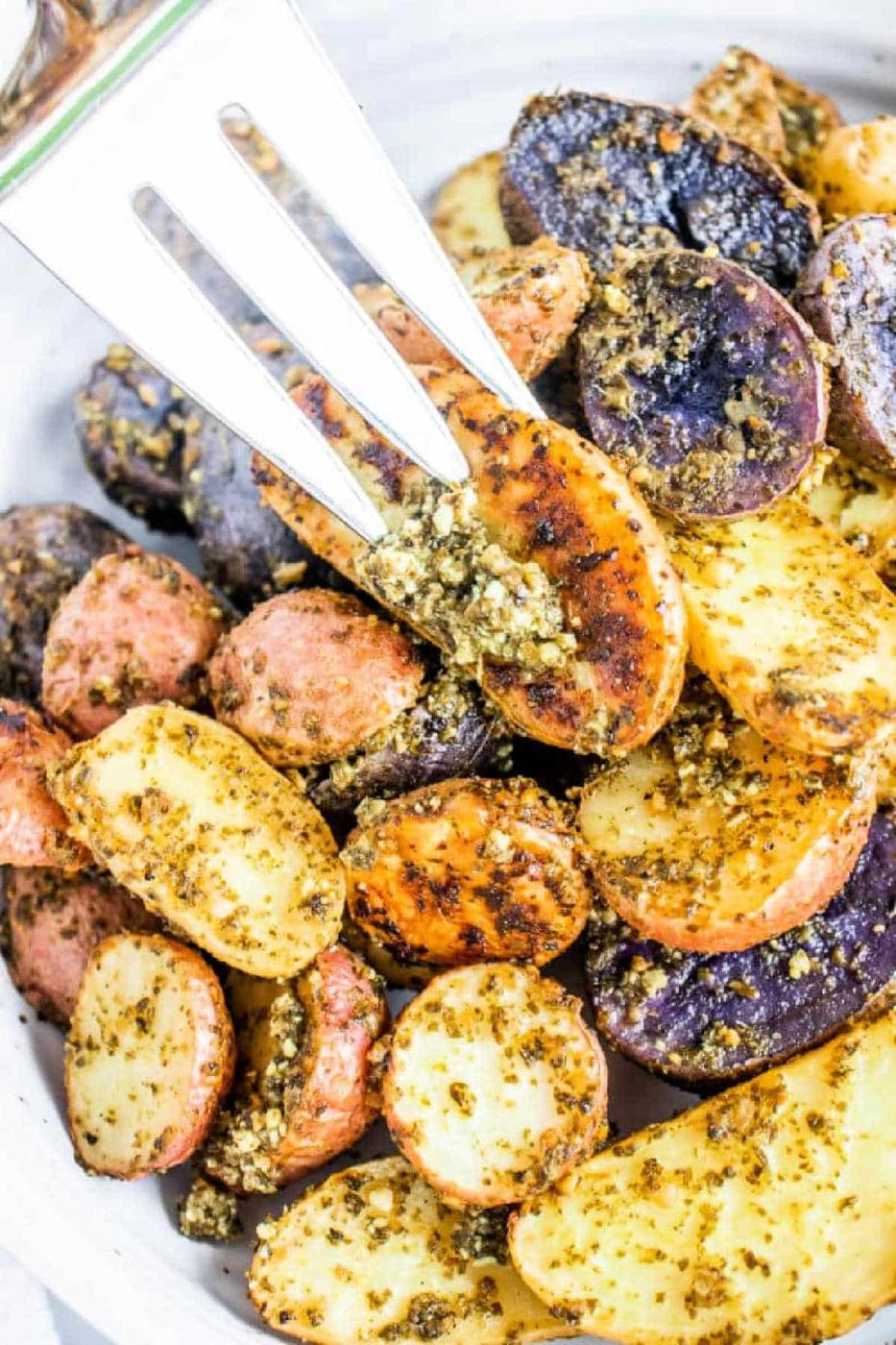 Pesto Potatoes
