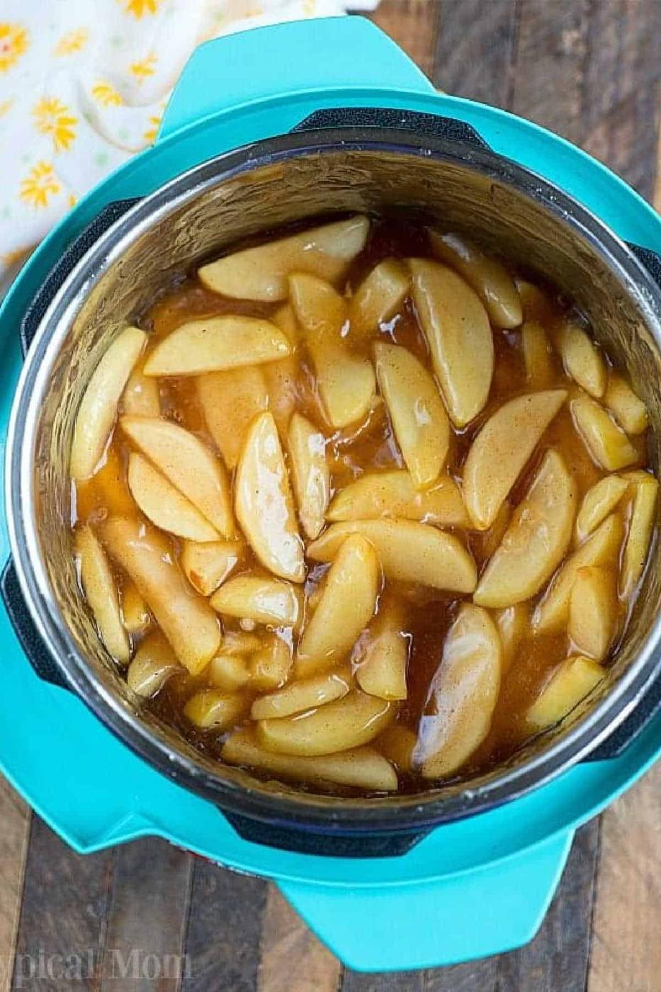 pressure cooker apple pie filling