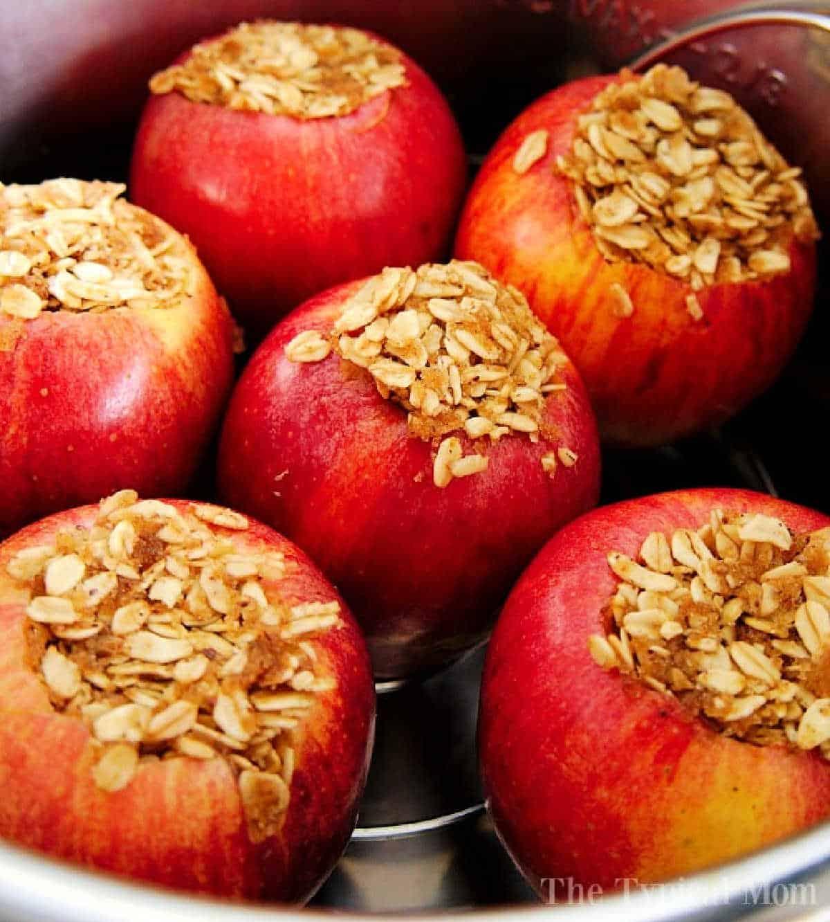 Pressure Cooker Baked Apples