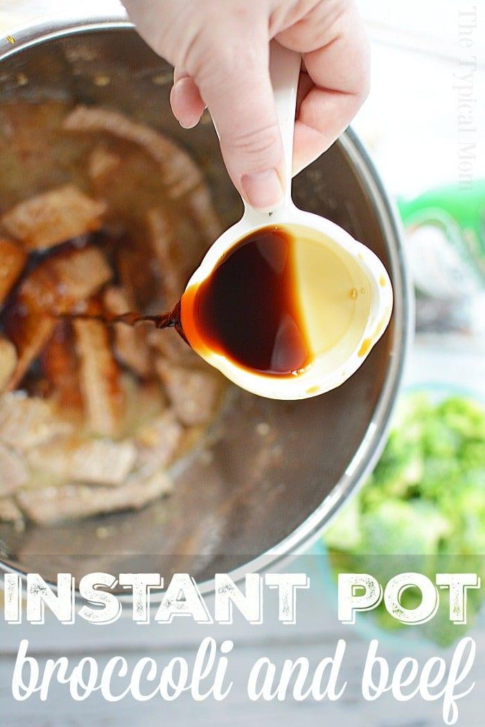 Pressure Cooker Beef and Broccoli
