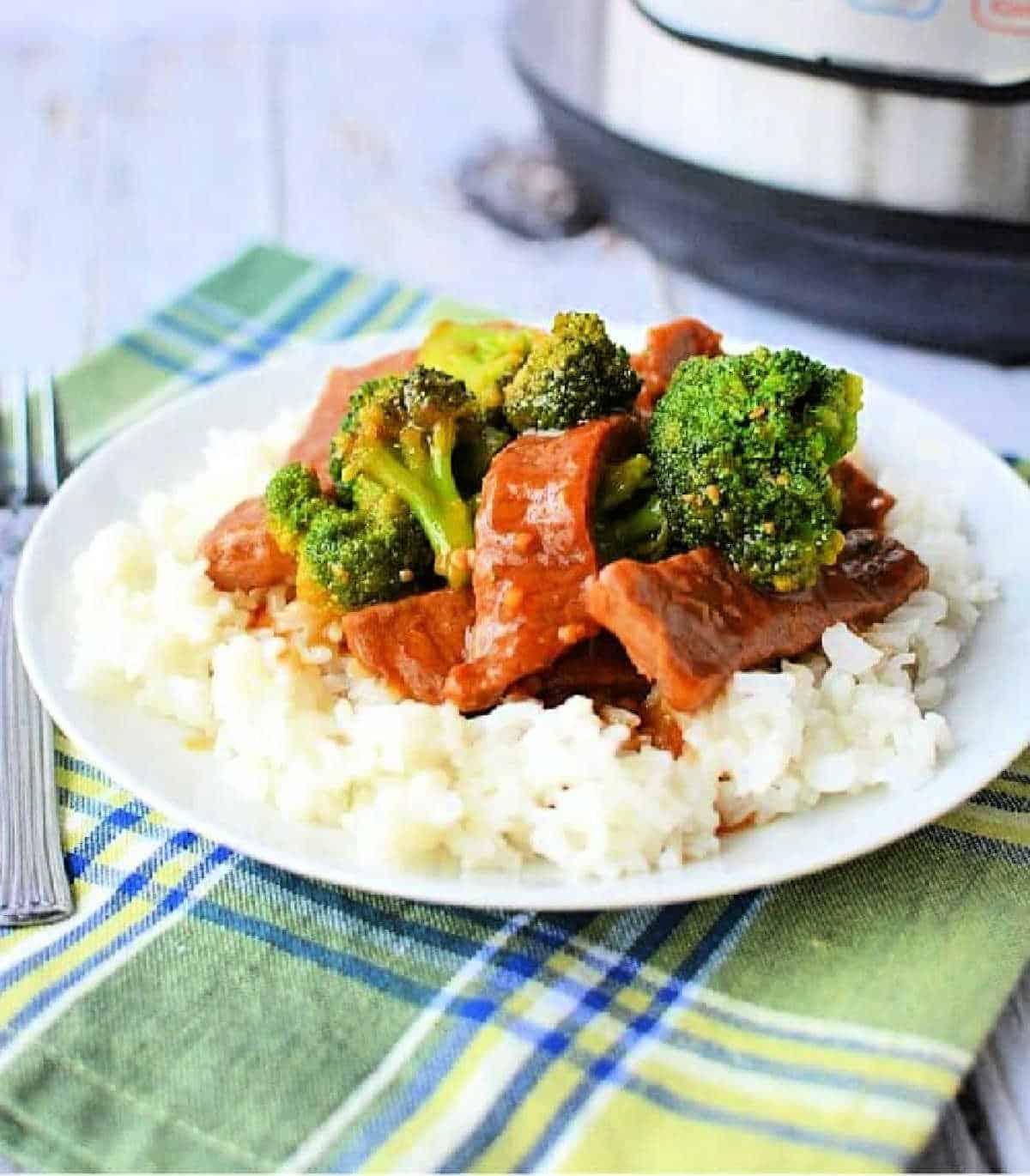 Pressure Cooker Beef and Broccoli