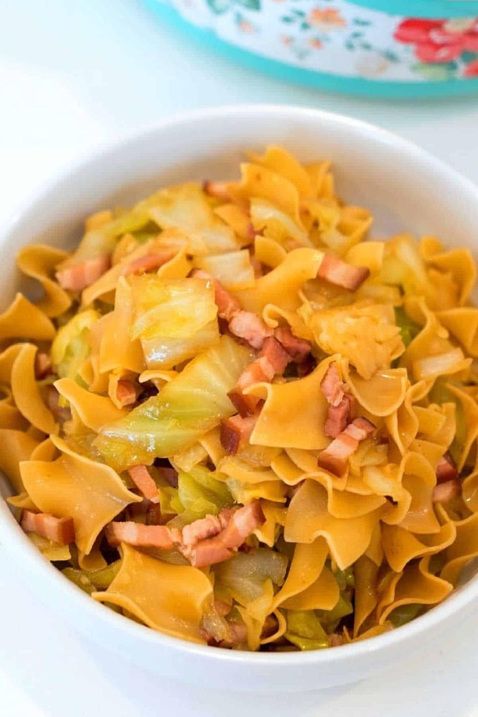 Pressure Cooker Cabbage and Noodles