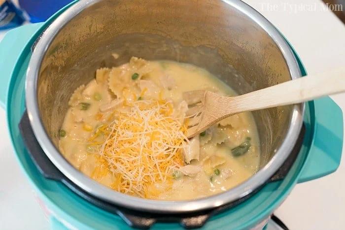 instant pot chicken noodle casserole 2