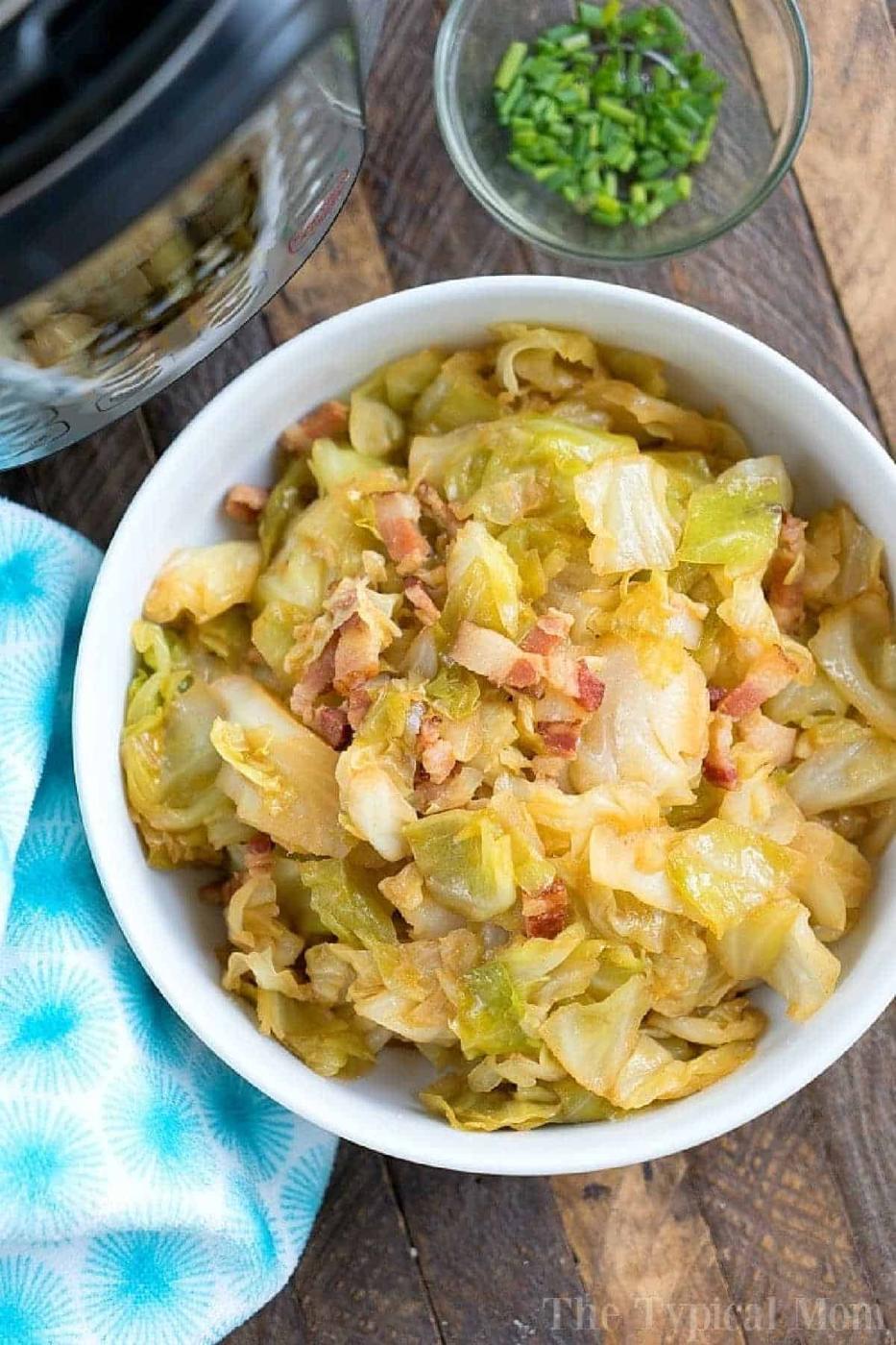 Pressure Cooker Fried Cabbage