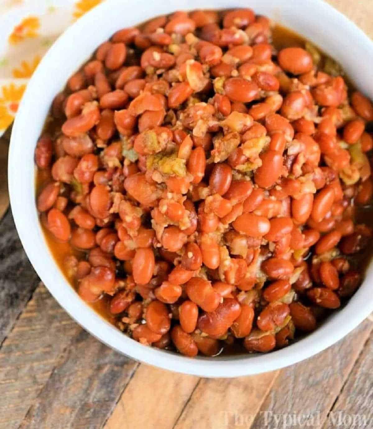 No Soak Pressure Cooker Pinto Beans