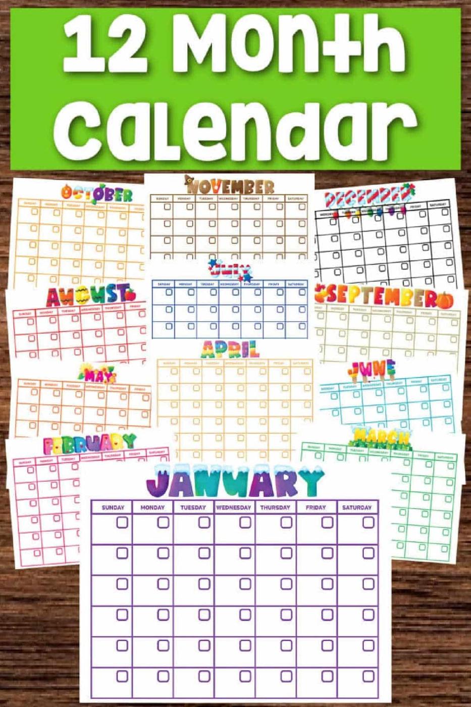 Free Printable Calendar