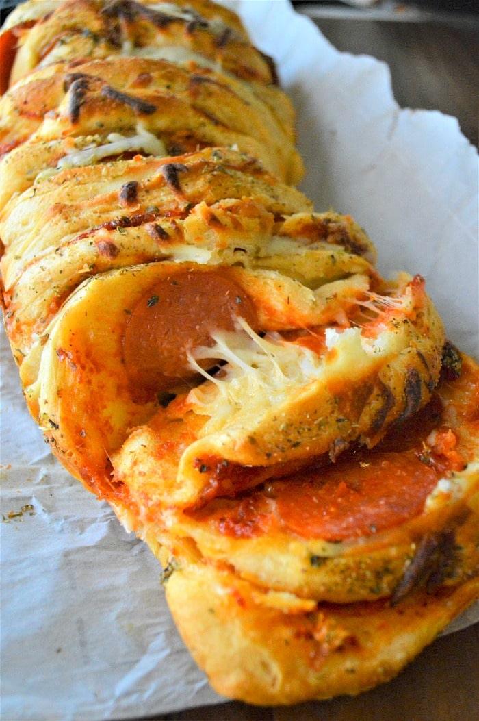 pizza pull apart bread