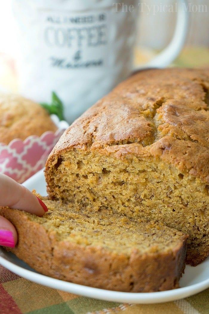 pumpkin banana bread recipe