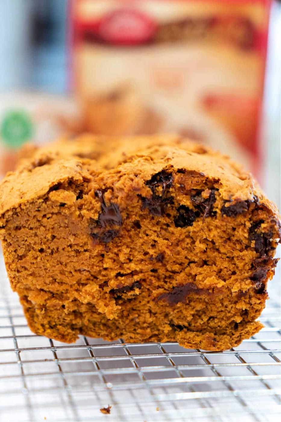 Cake Mix Pumpkin Bread