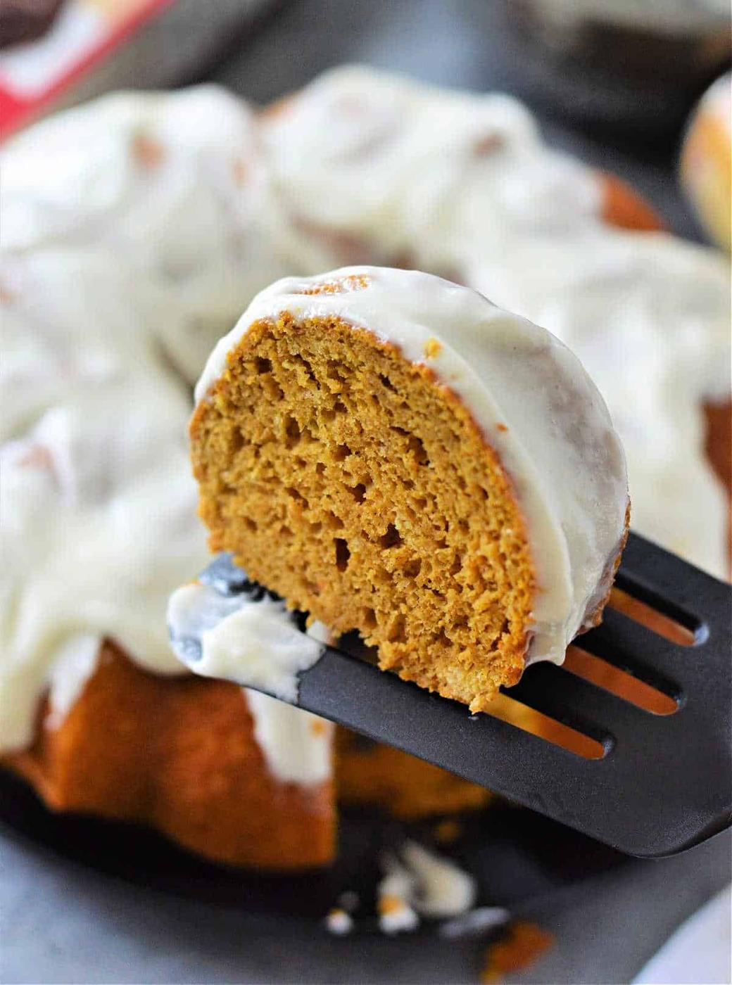 Pumpkin Bundt Cake with Cake Mix