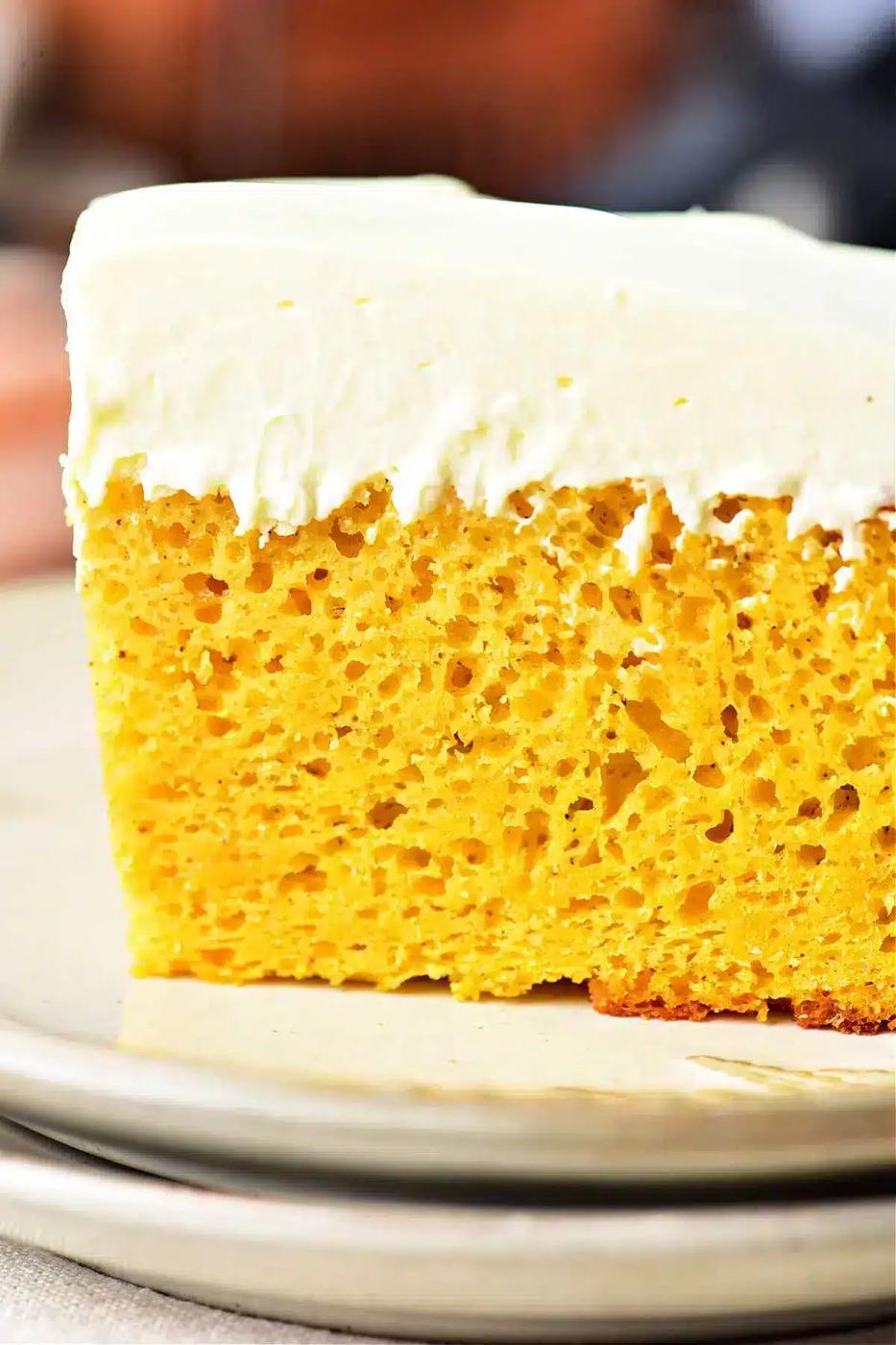 Pumpkin Cake with Yellow Cake Mix