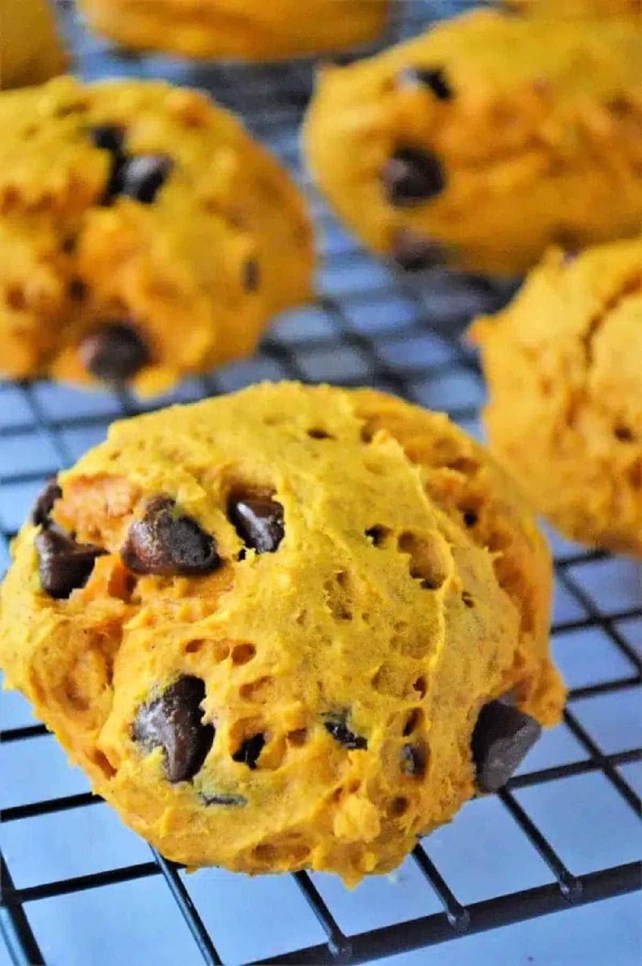 Pumpkin Cookies with Cake Mix