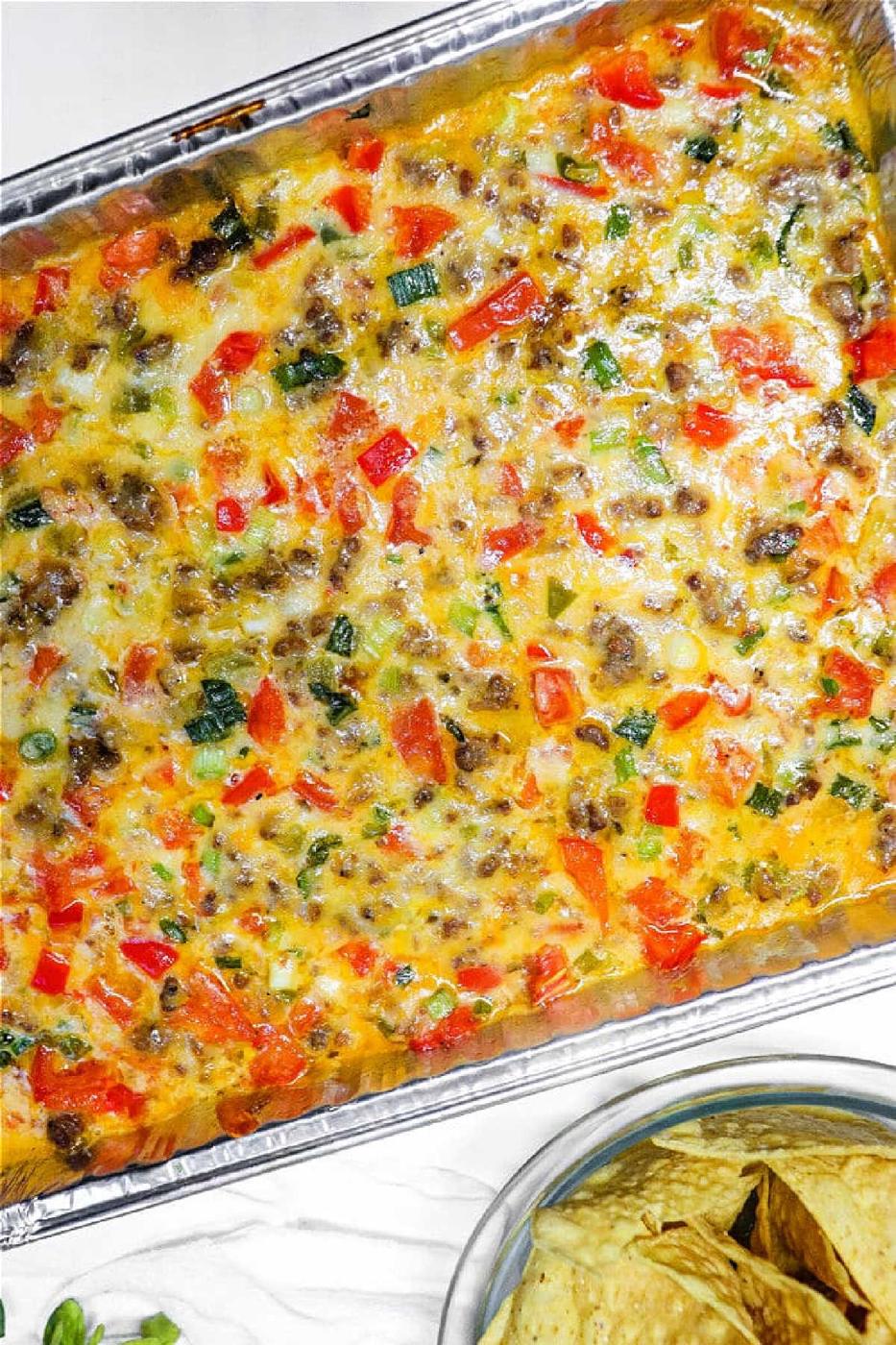 Queso Dip with Meat