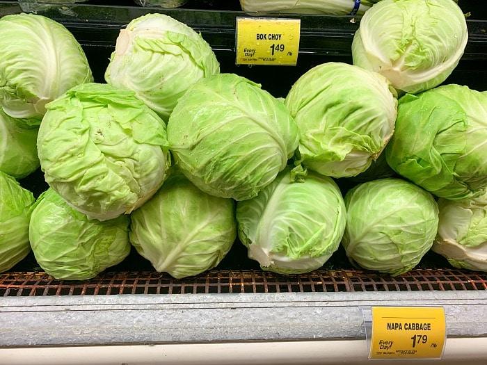 head of cabbage