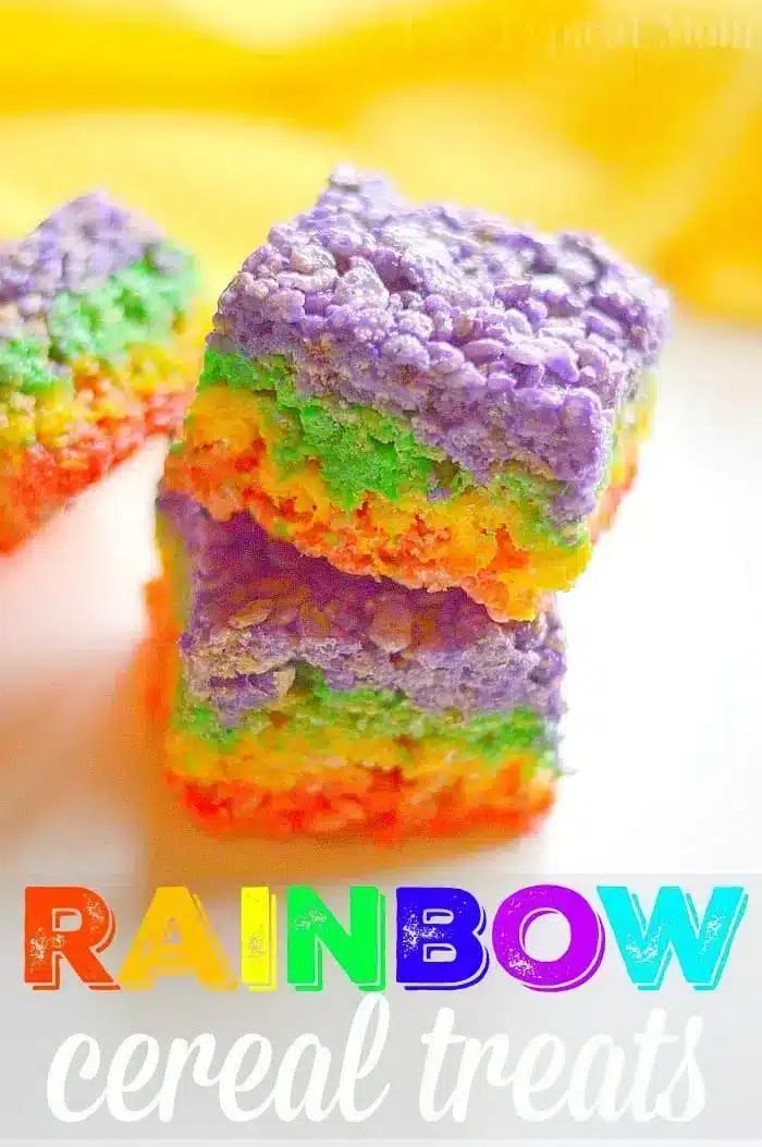 Unicorn Rice Krispie treats