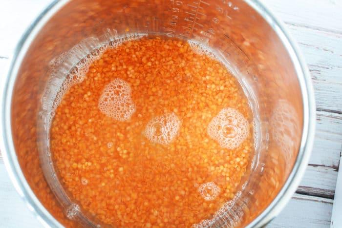 instant pot lentils