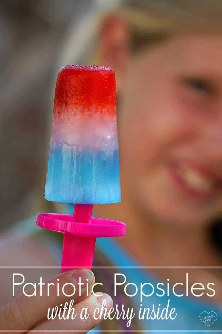 Easy Red White and Blue Popsicles Recipe
