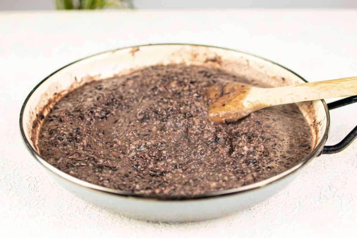 refried beans with black beans