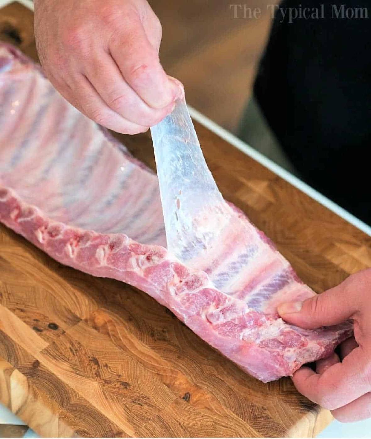 Removing Membrane From Ribs Instructions